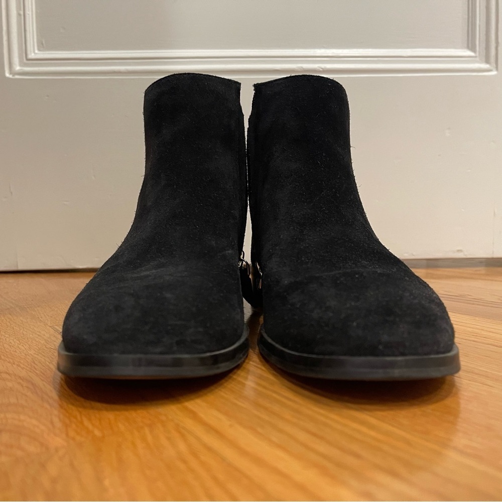 Kate Spade NY Saddle Black Suede Back Bow Tassel boots size 7.5 - Picture 14 of 16